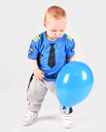 T-shirt Police en coton biologique 110-116 cl 4-6 ans