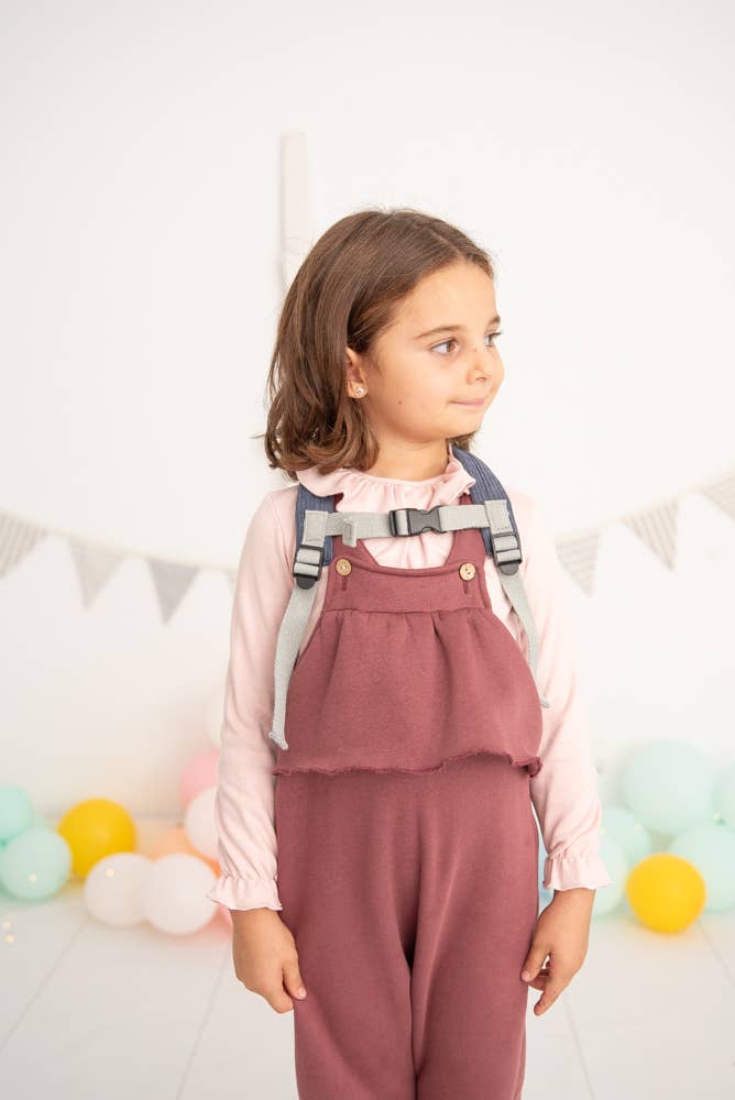 Gehäkelter Pinguin-Rucksack – Blau und Weiß