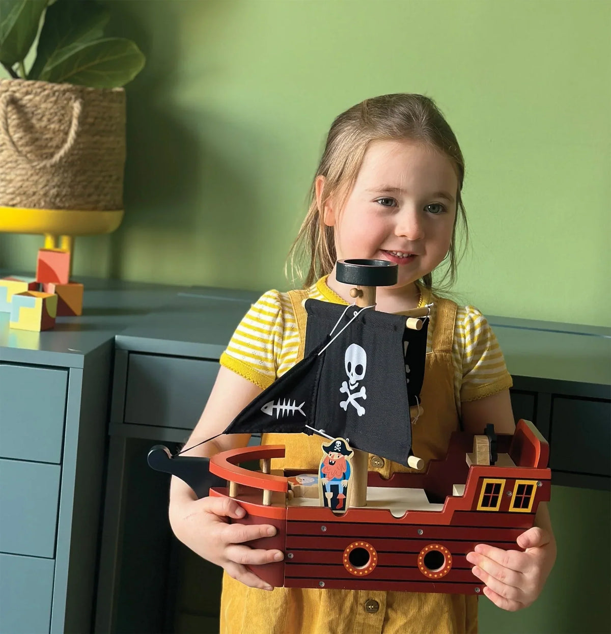 Bateau Pirate en bois "Fishbones" – vue produit 9