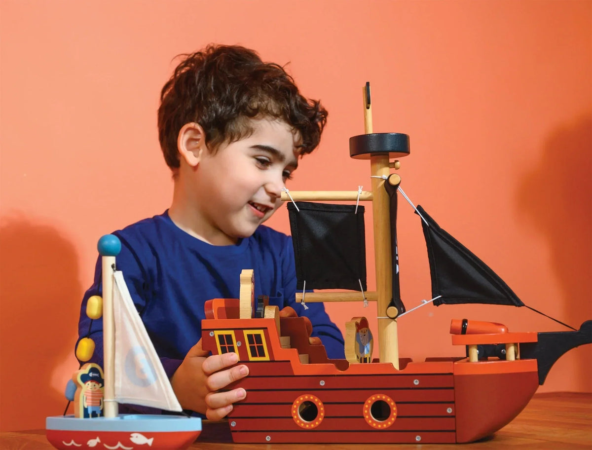 Bateau Pirate en bois "Fishbones" – vue produit 11