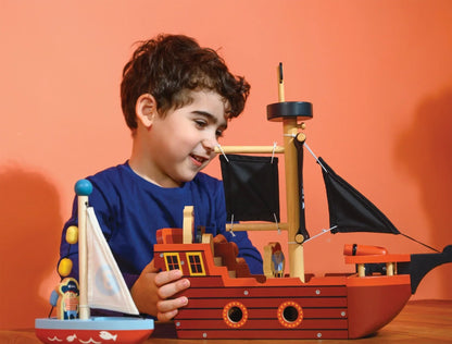 Bateau Pirate en bois "Fishbones" – vue produit 11