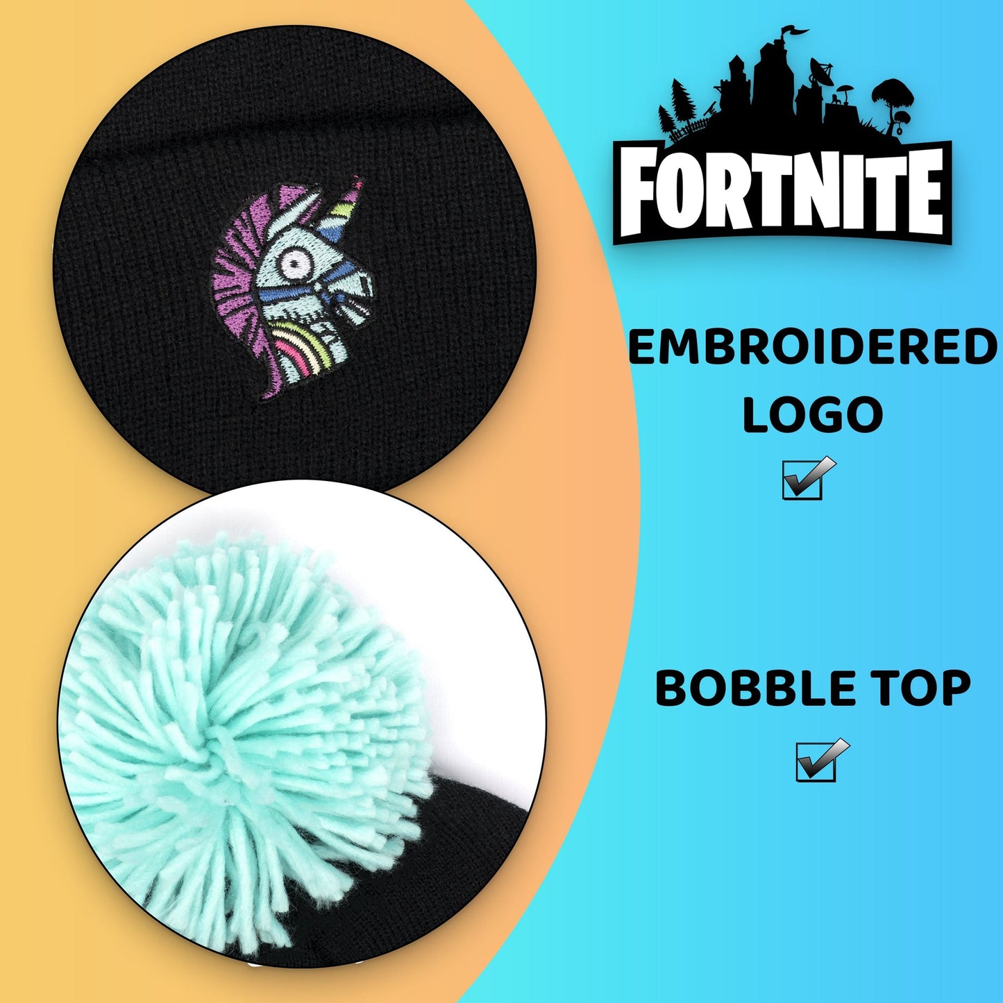 Fortnite Hat & Scarf Set- Llama