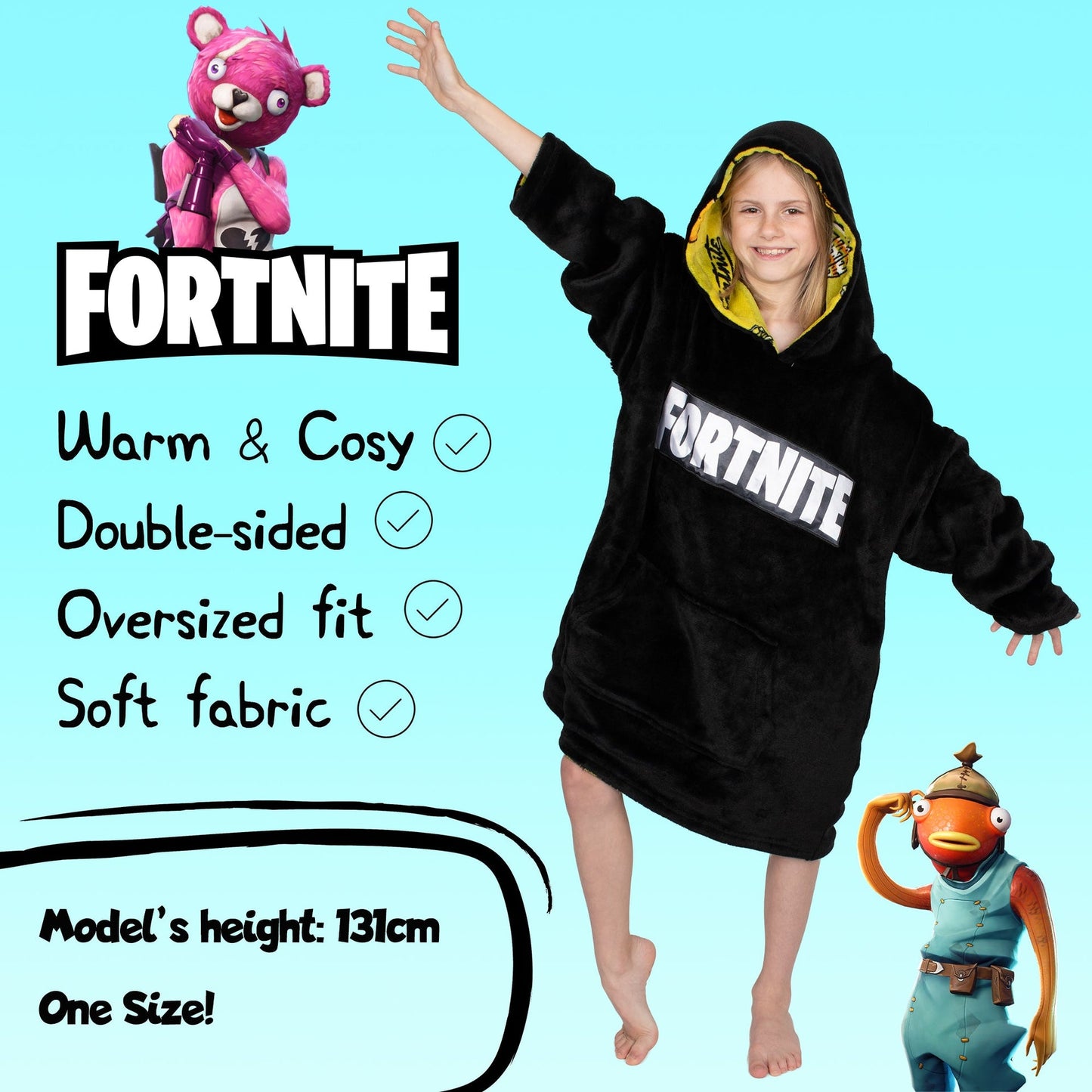 Sweat à capuche Fortnite – Oversized Blanket