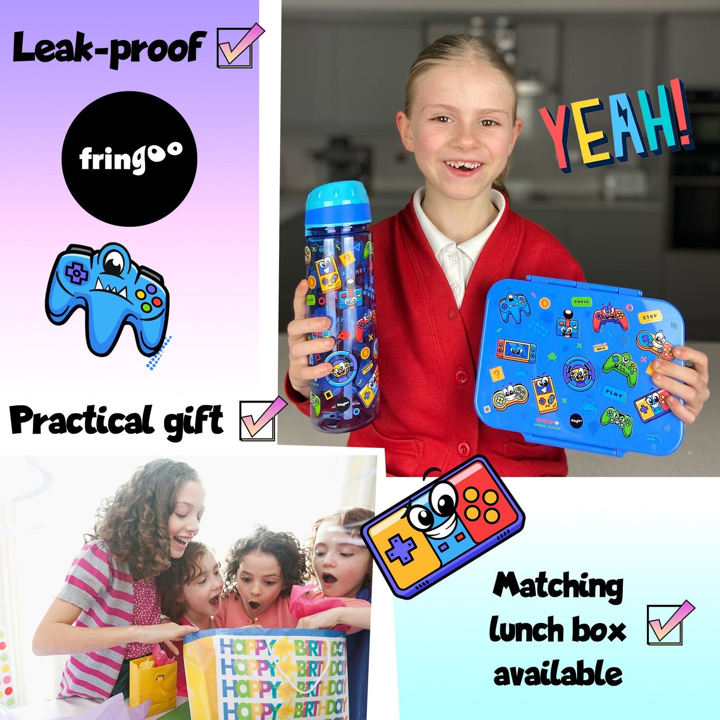 Straw Bottle – gaming Faces