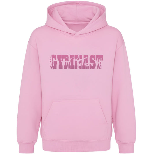 Gymnastics Hoodie – Fringoo Gymnastic for Cotton Rich Soft Hooded – Pink Gymnast