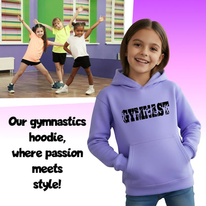 Sweat à capuche gymnastique – Fringoo Gymnastic for Cotton Rich Soft Hooded – Gymnast violet