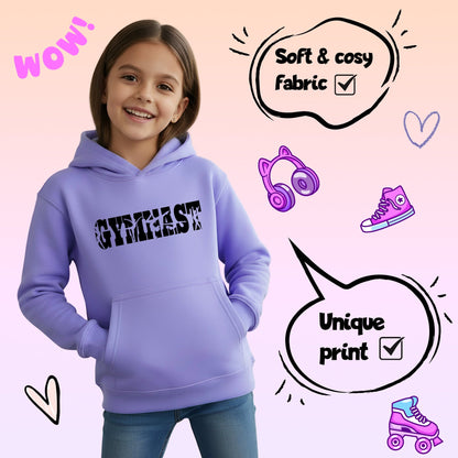 Sweat à capuche gymnastique – Fringoo Gymnastic for Cotton Rich Soft Hooded – Gymnast violet