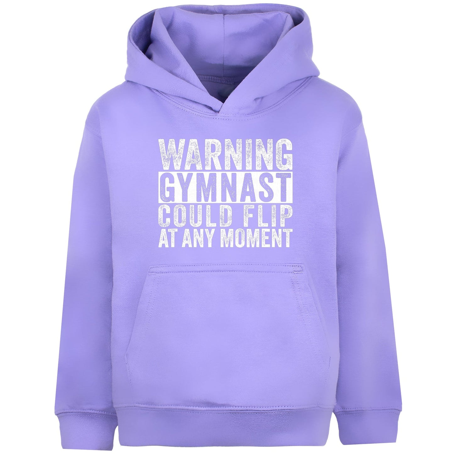 Sweat à capuche gymnastique – Fringoo Gymnastic for Cotton Rich Soft Hooded – Gymnast Warning violet