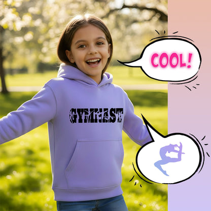 Sweat à capuche gymnastique – Fringoo Gymnastic for Cotton Rich Soft Hooded – Gymnast violet