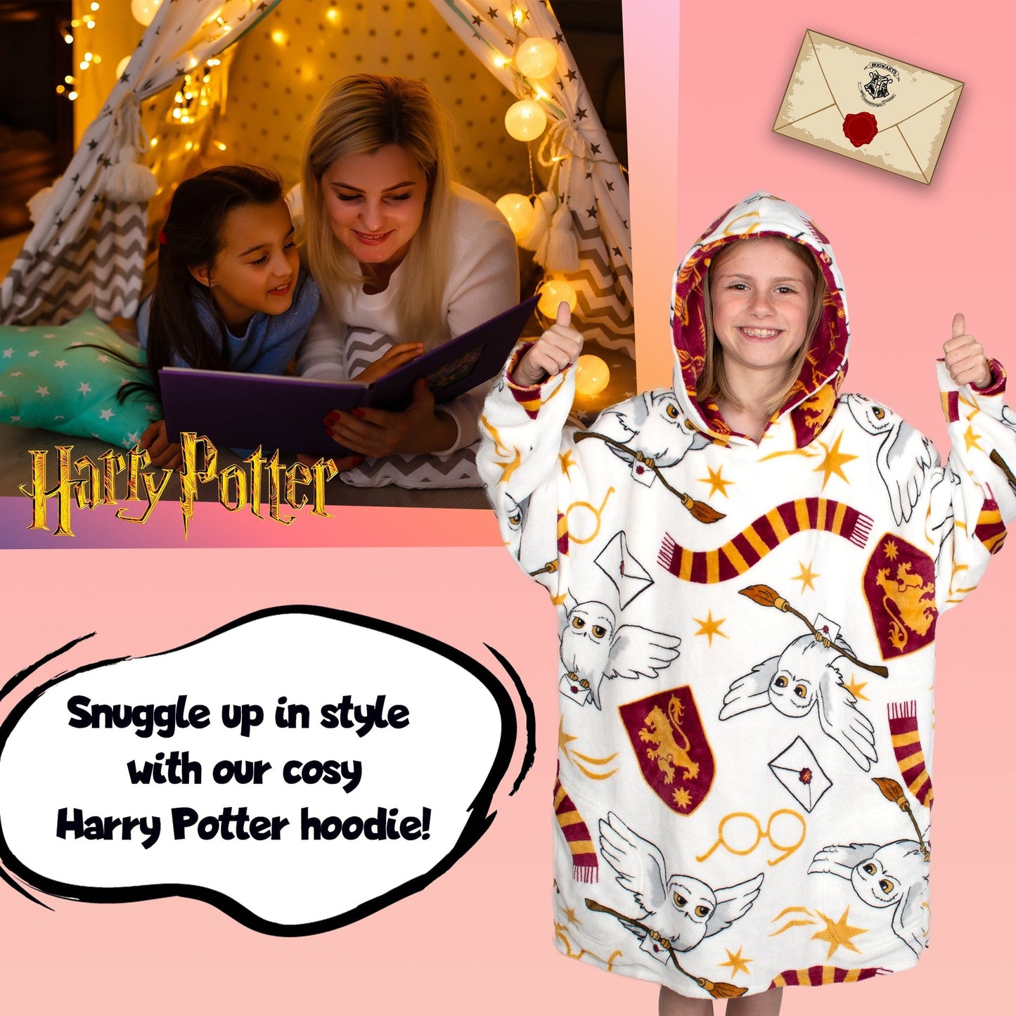 Sweat à capuche Harry Potter – Oversized Blanket