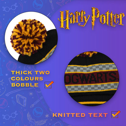 Harry Potter Winter Hat – noir