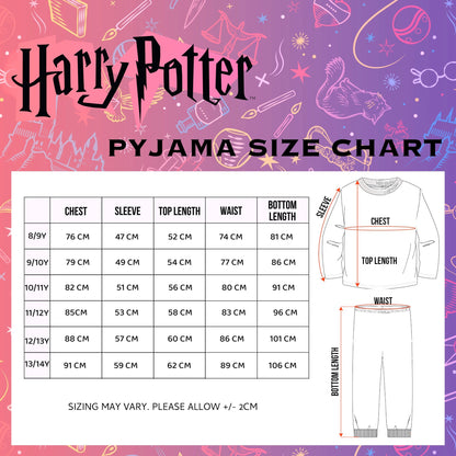 Harry Potter Pyjamas with Buttons – Navy bleu