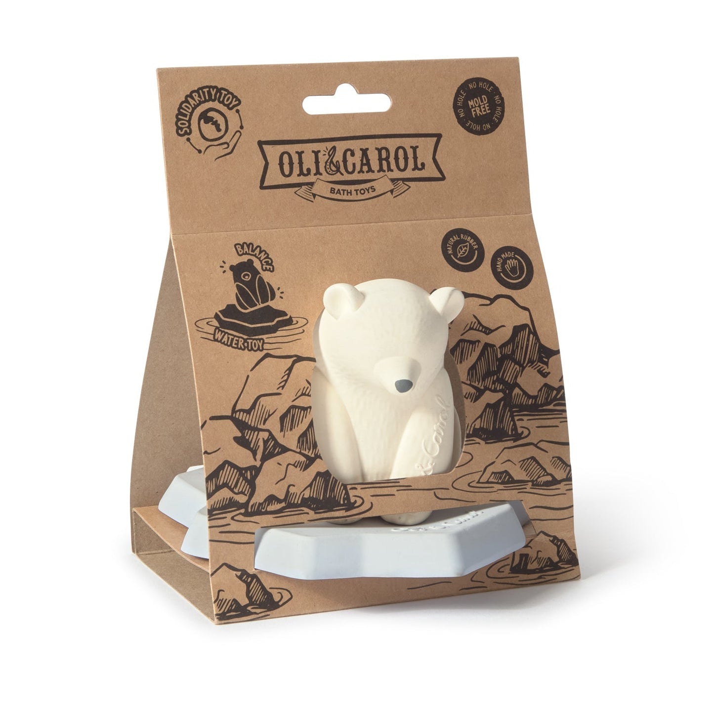Ours polaire – Jouet de bain bébé – vue produit 3