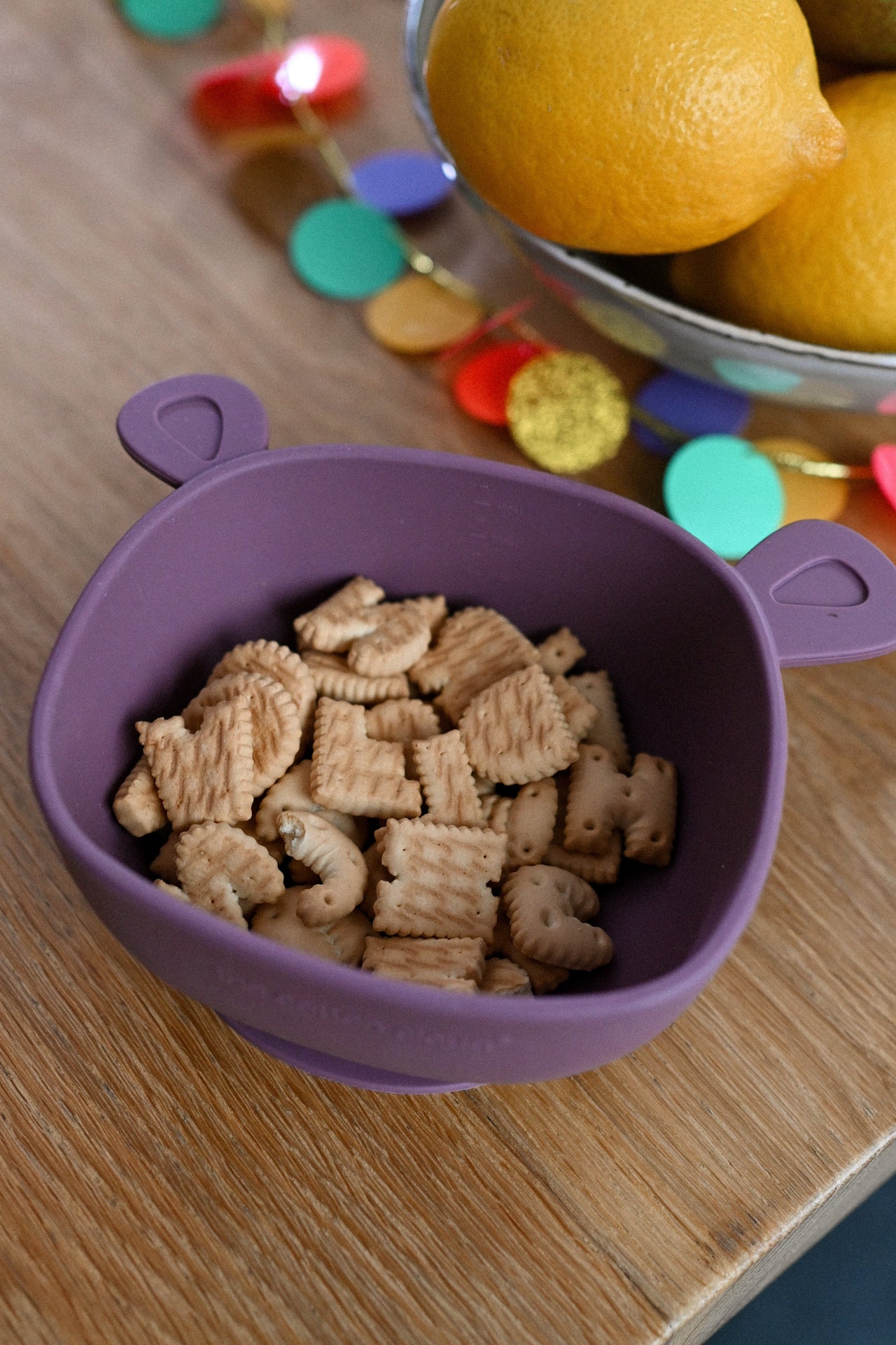 Bol à manger Lili l'ourse silicone Océan