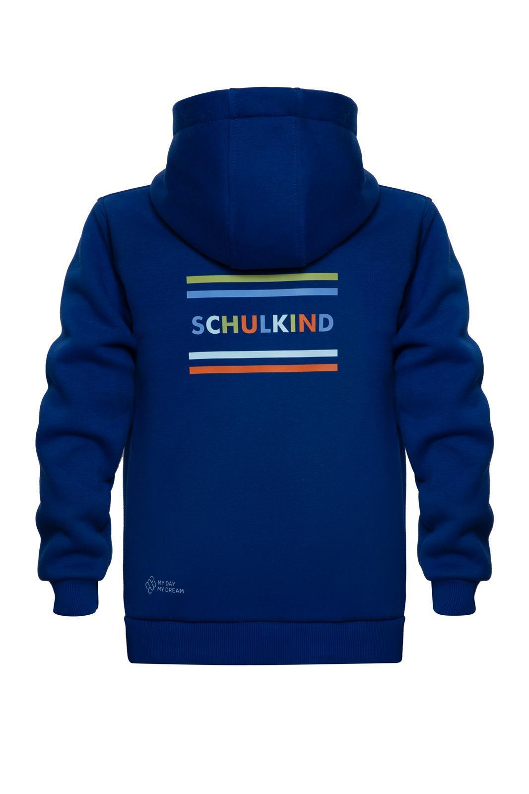 Sweat zippé Schulkind bleu – vue produit 2