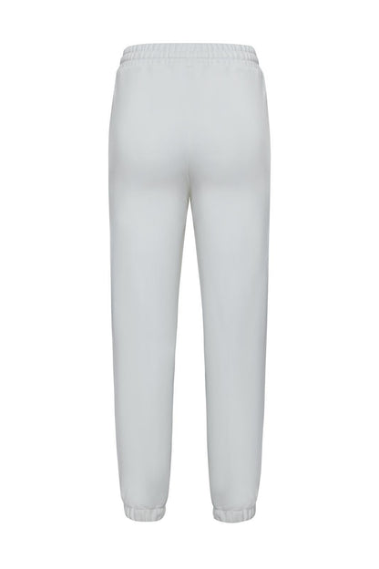 Jogging blanc unisexe – vue produit 5