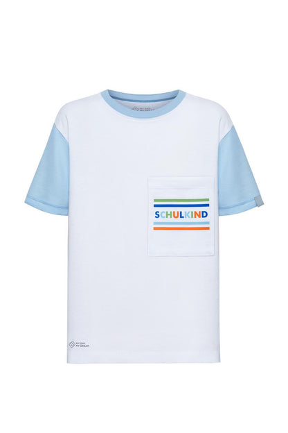 T-shirt Schulkind bleu clair – vue produit 1