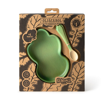Kendall le Chou kale – Ensemble assiette et cuillère bébé – vue produit 7