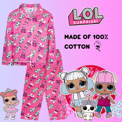 LOL rose Pyjamas with Buttons