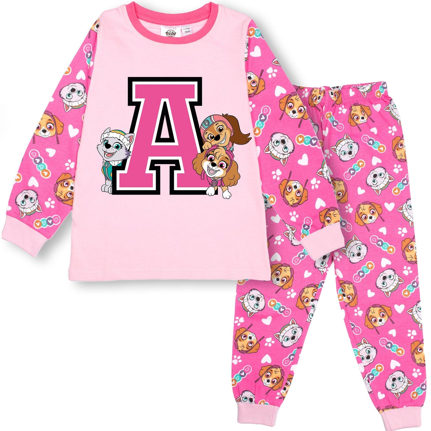 Pat’ Patrouille Pyjama with Letter