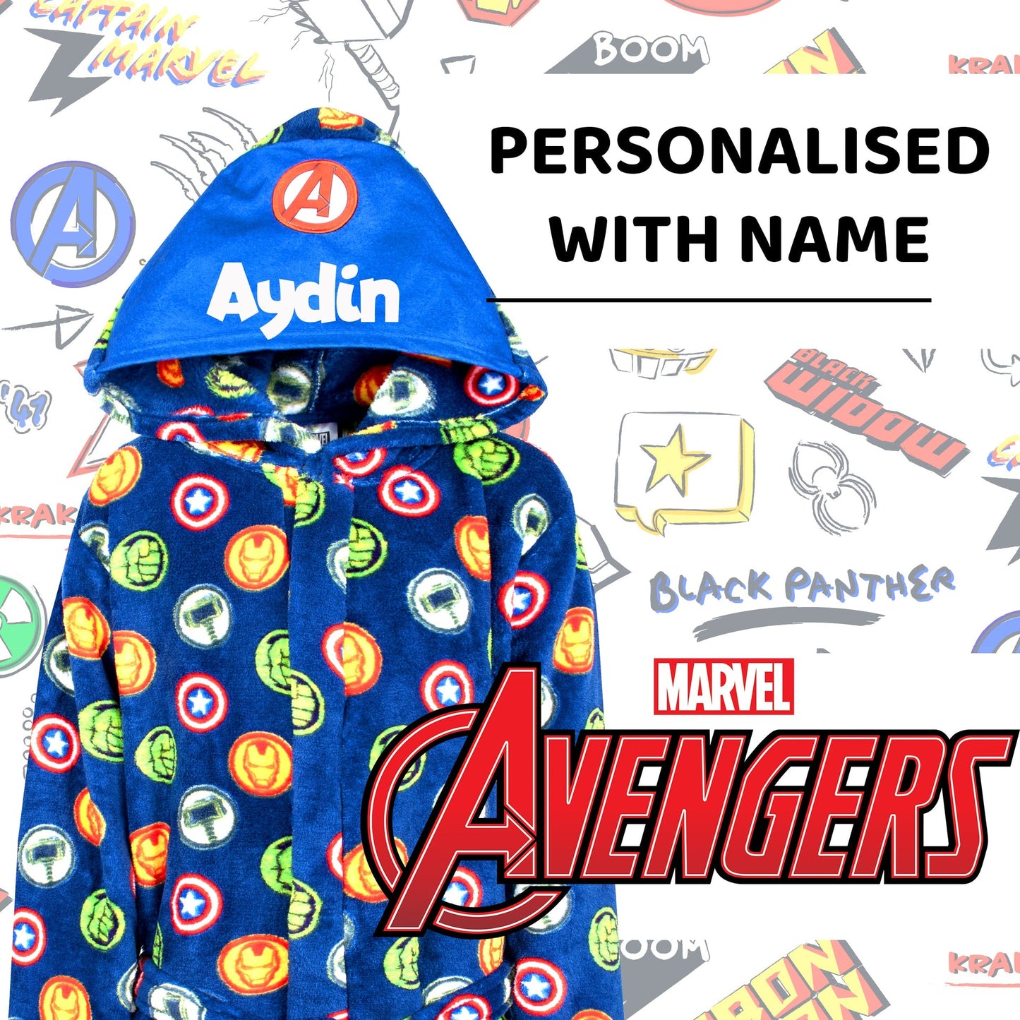 Marvel Dressing Gown – Avengers