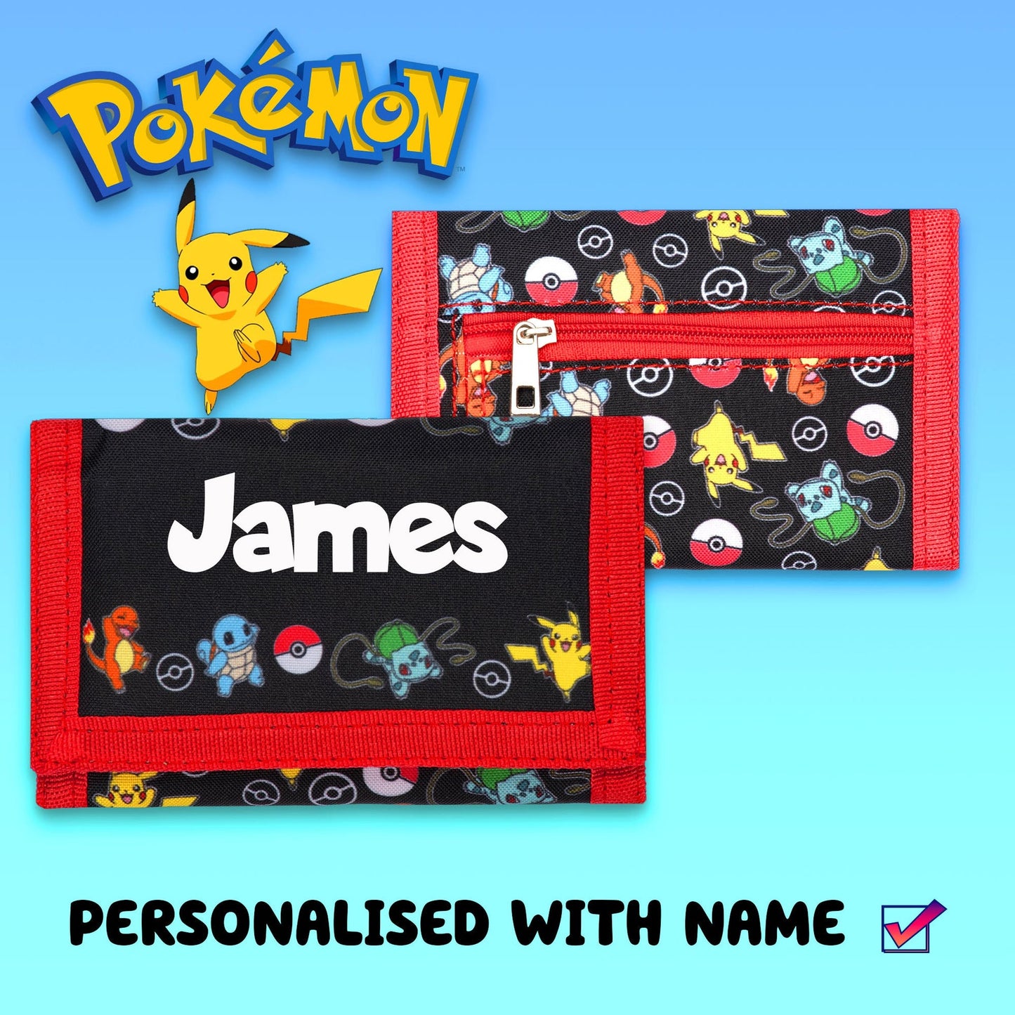 Pokémon Portefeuille – rouge