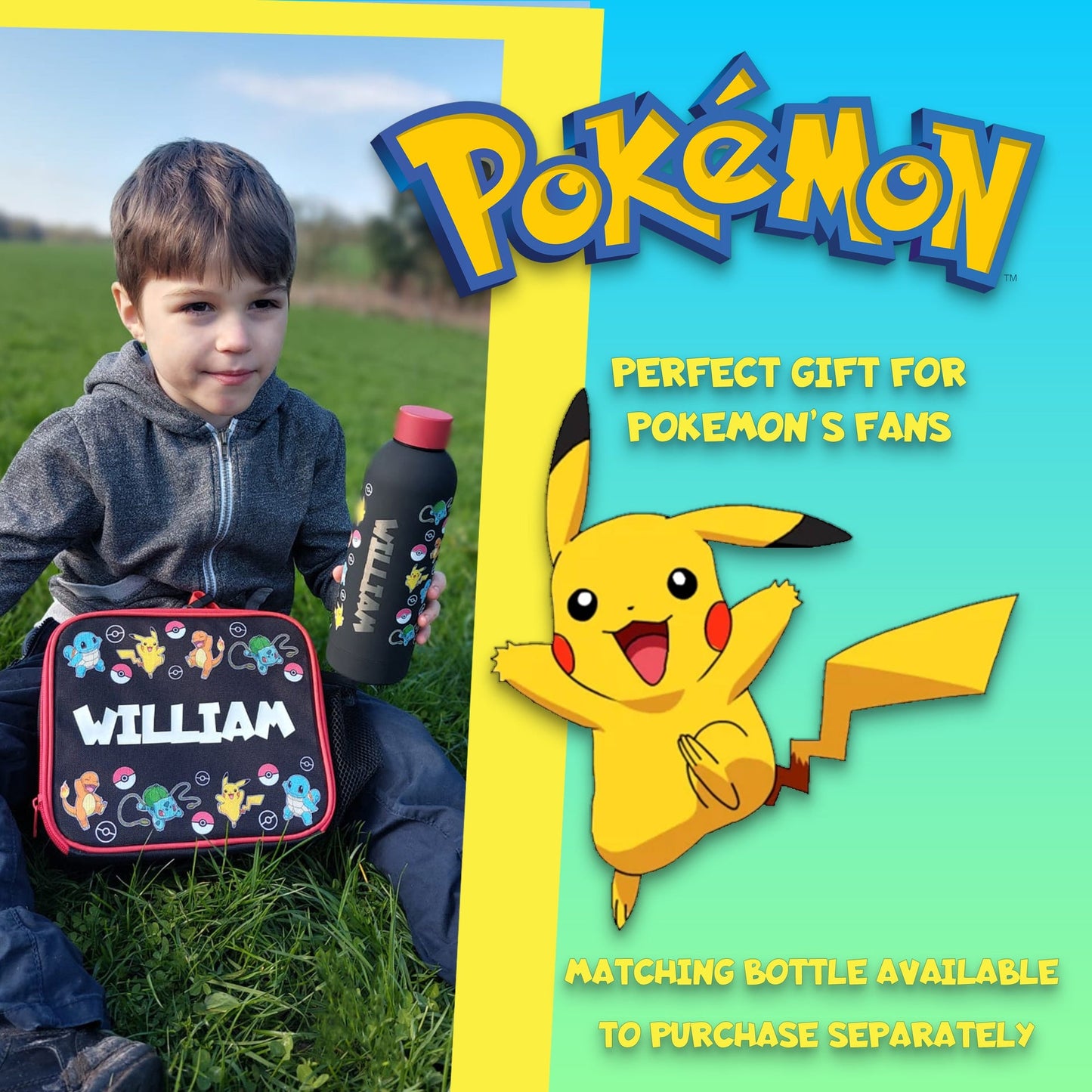 Sac repas – Pokémon rouge