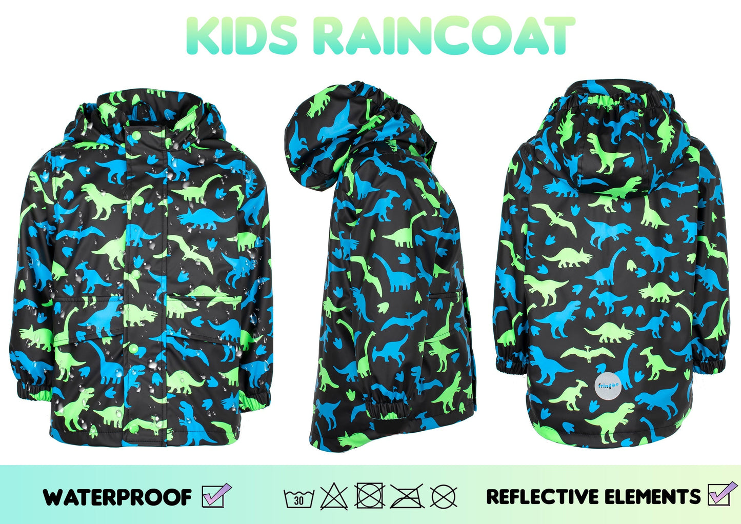 Enfant Raincoat – dinosaures