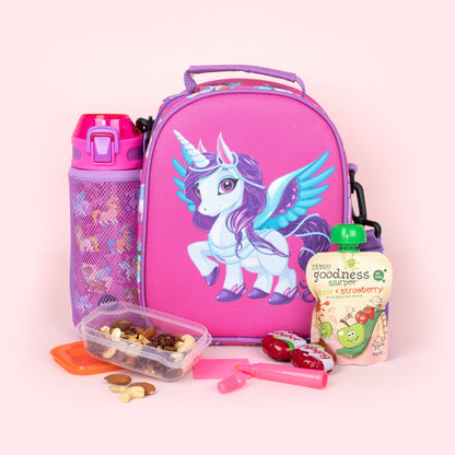 Gourde avec paille 600 ml – magique licorne