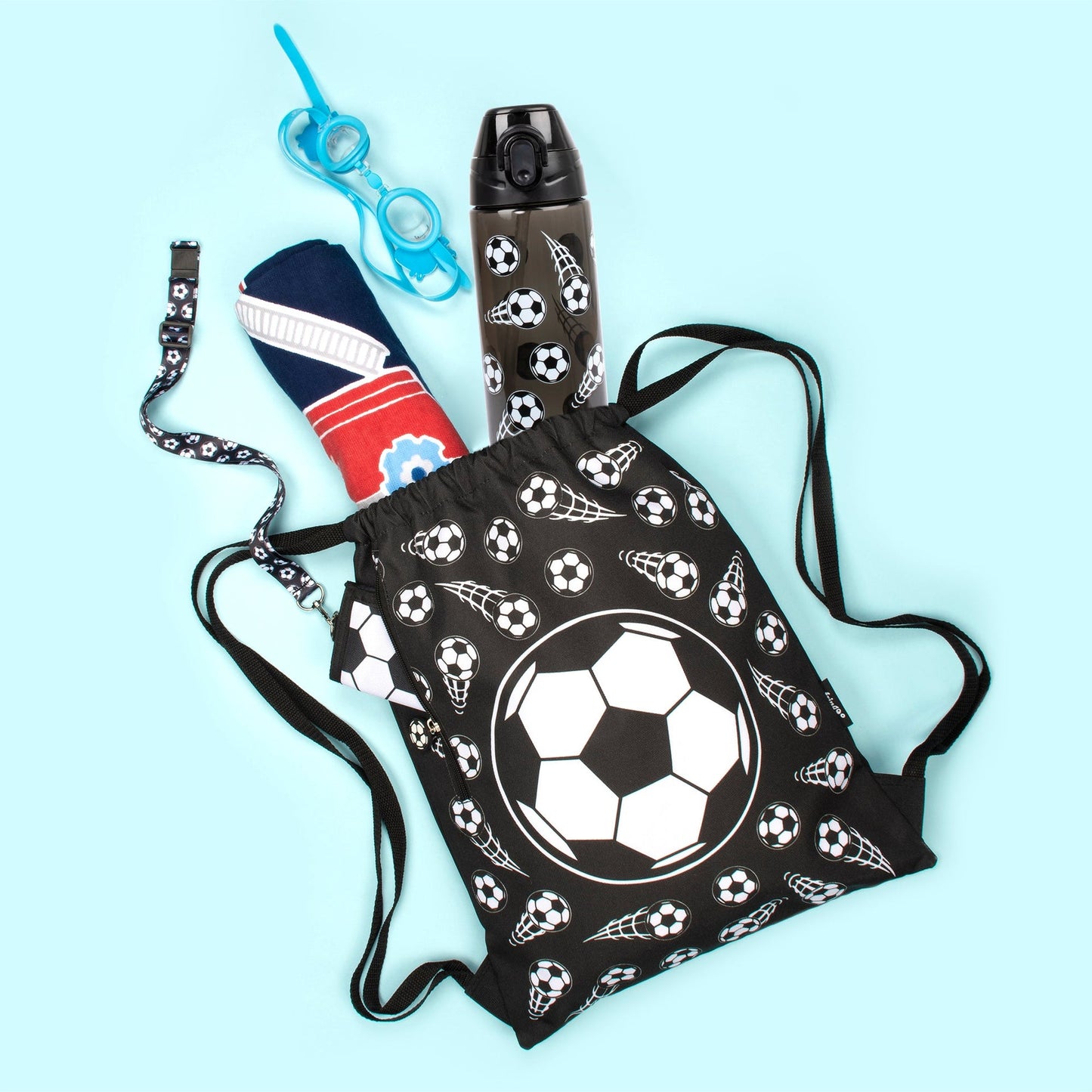 Straw Gourde – football noir