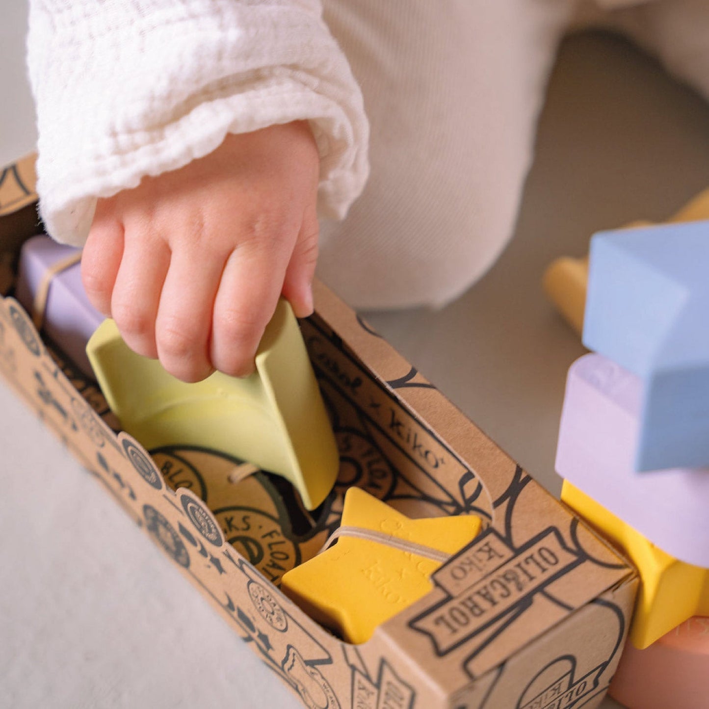 3 formes géométriques Étoile – Blocs à empiler bébé – vue produit 4