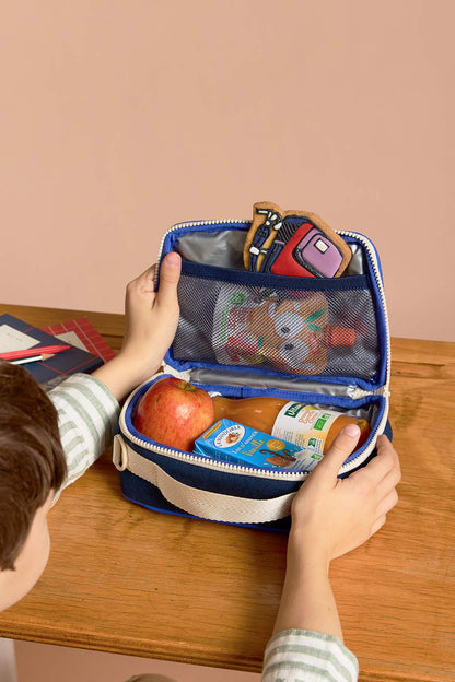 Lunchbag Kinder Elsa Dreifarbig Kariert