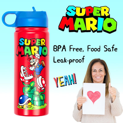Gourde en acier inoxydable – Bottle – Mario Brothers