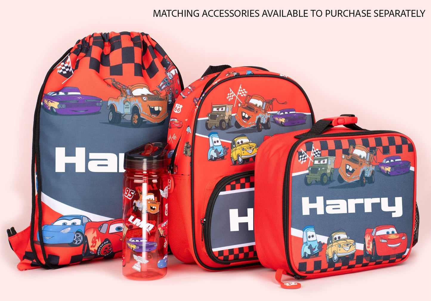 Sac à dos – Disney Cars Lightning McQueen rouge