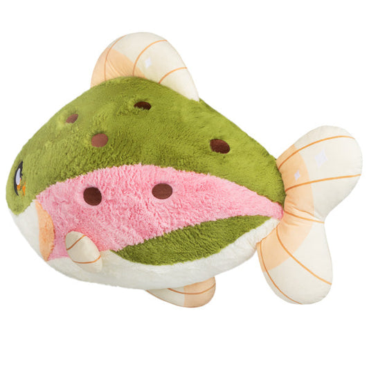 Mega Squishable Plüschtier – Regenbogenforelle