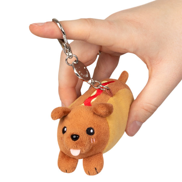 Peluche Micro Squishable – Teckel Hot-Dog