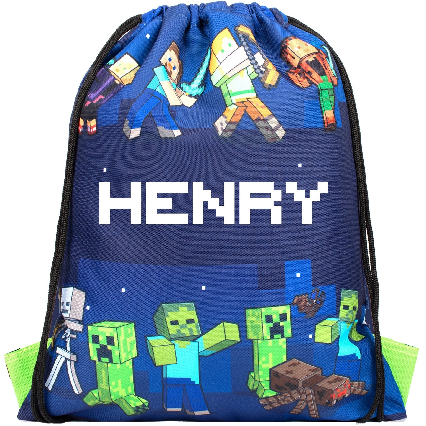 Sac à cordon – Official Minecraft Minecraft bleu | PE Bag | Fringoo