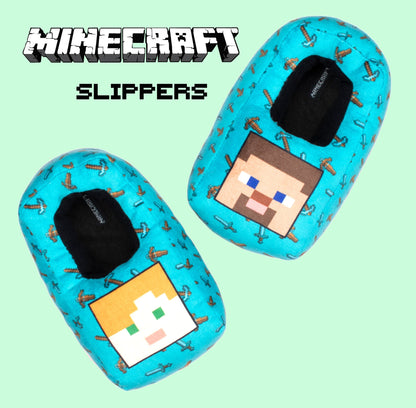 Minecraft 3D Chaussons – Alex and Steve
