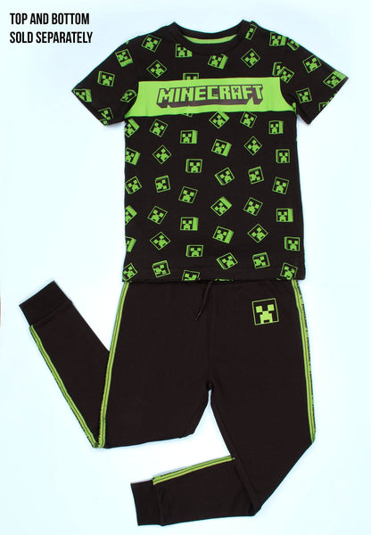 Minecraft Creeper T Shirt – noir