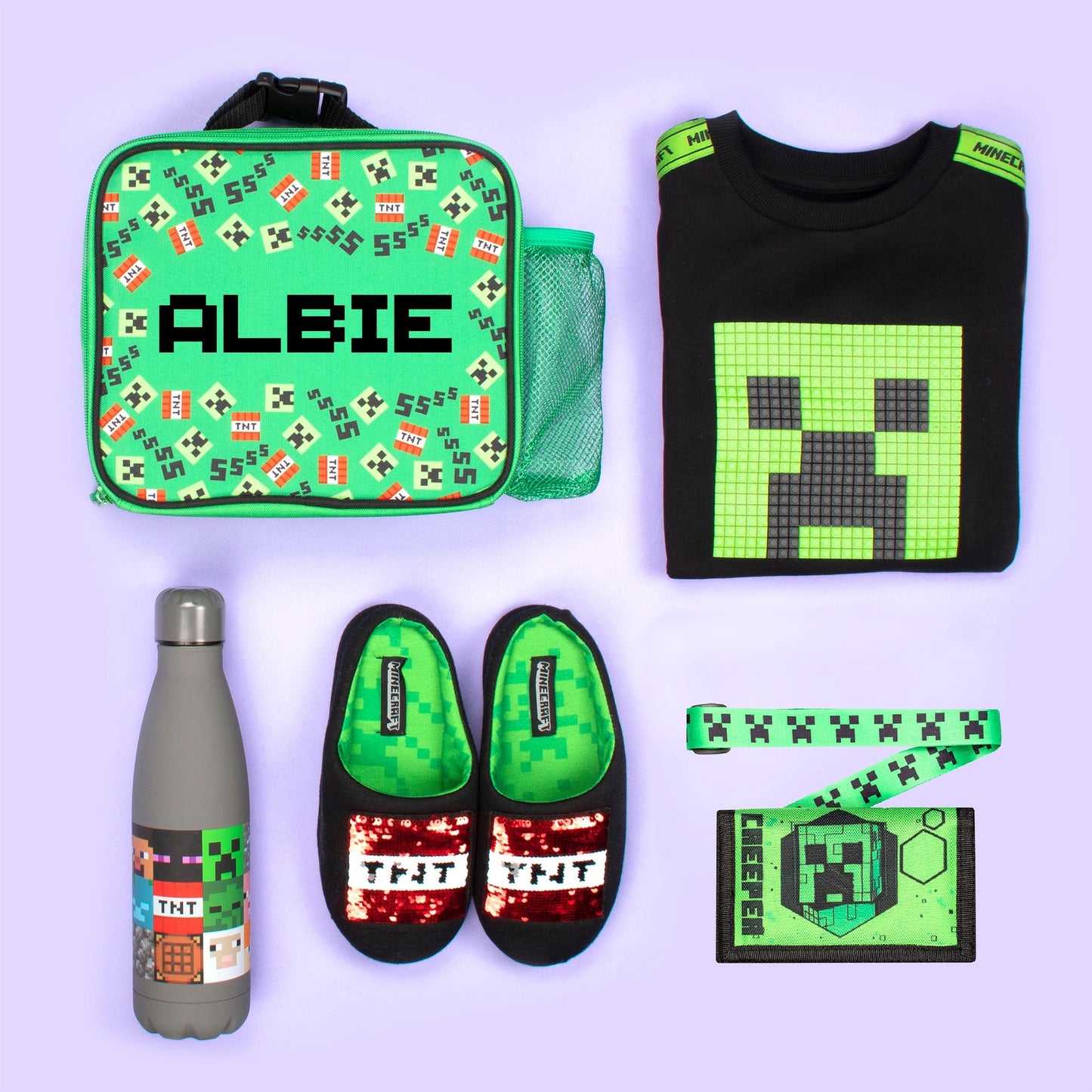 Minecraft enfant Portefeuille – vert Creeper