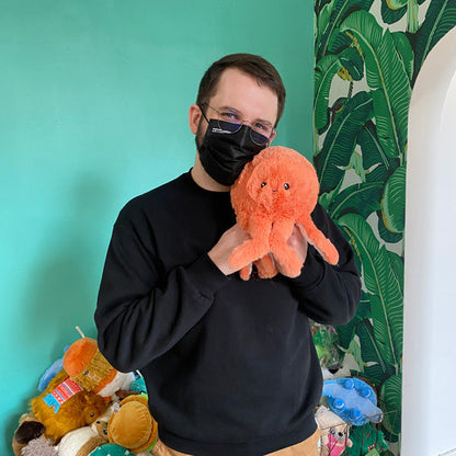 Peluche Mini Squishable – Pieuvre Corail