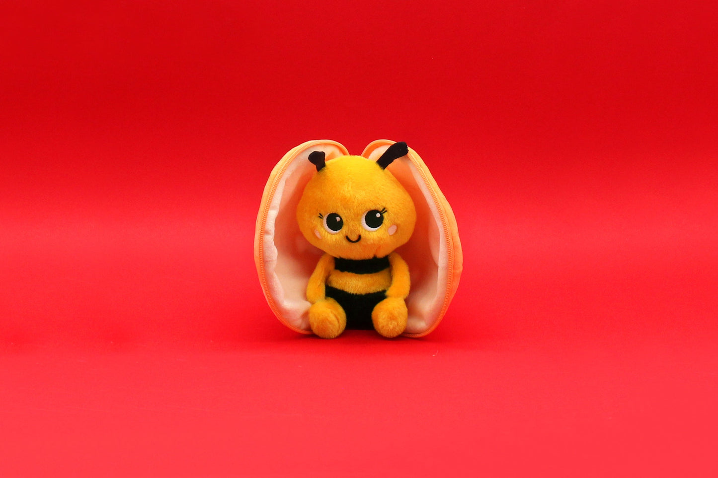Peluche réversible Buzzet l'abeille/mandarine – Flipetz – vue 3