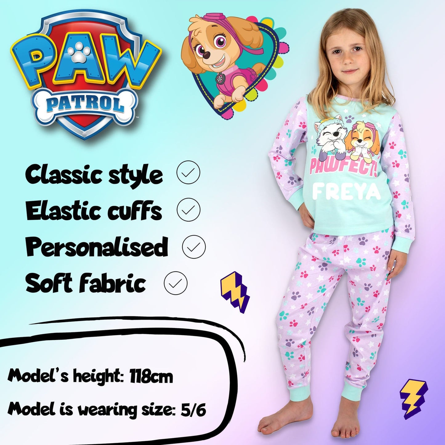 Pat’ Patrouille Pyjama- Skye & Everest