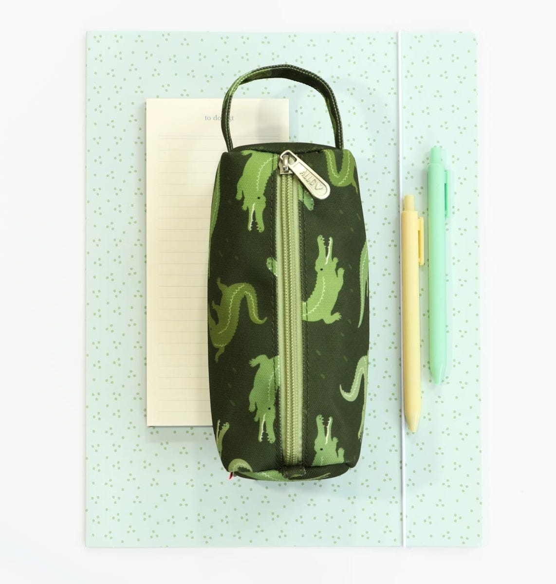 Trousse enfant - Crocodiles – vue 2 – A Little Lovely Company