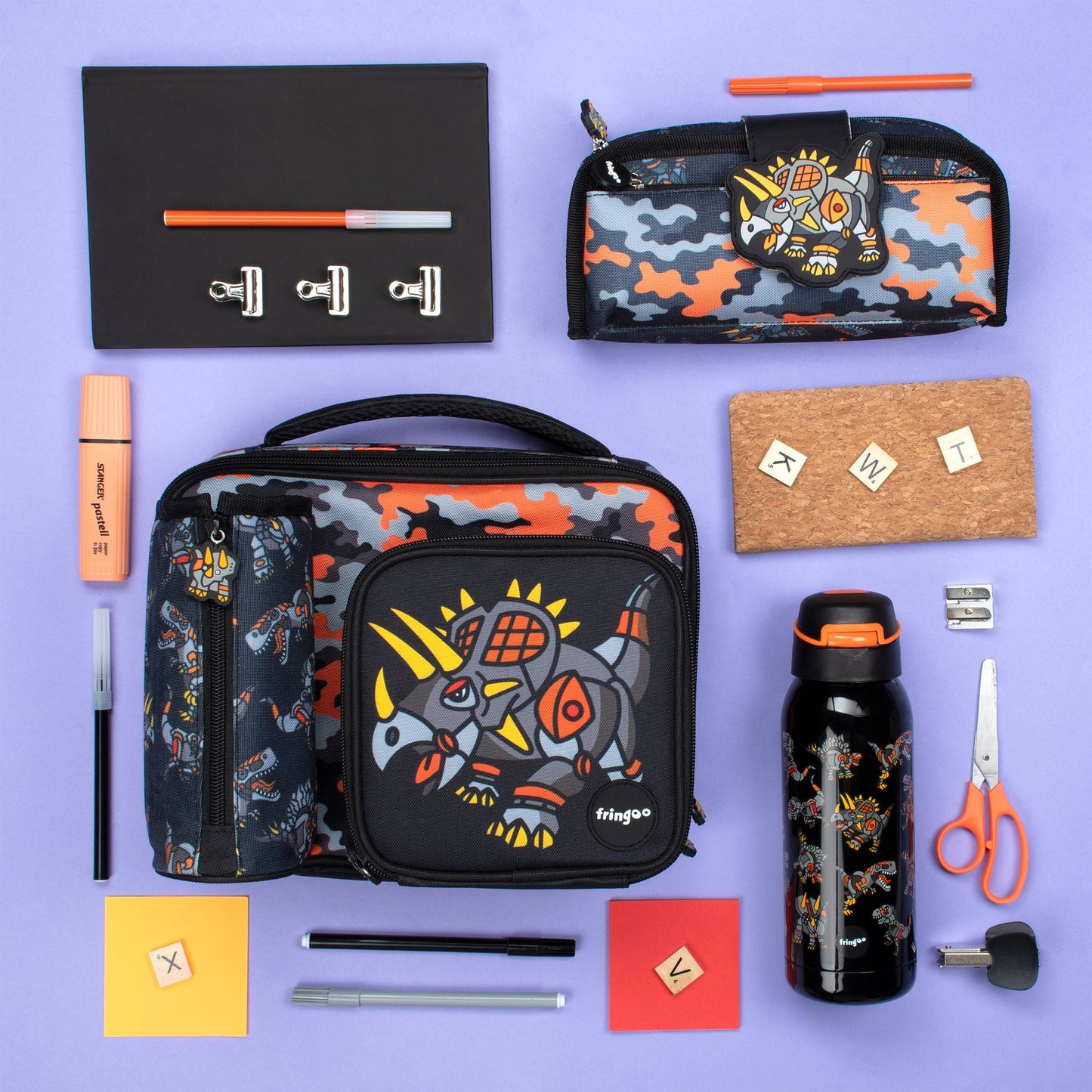 Dinosaure Robot scolaire Trousse scolaire for enfant