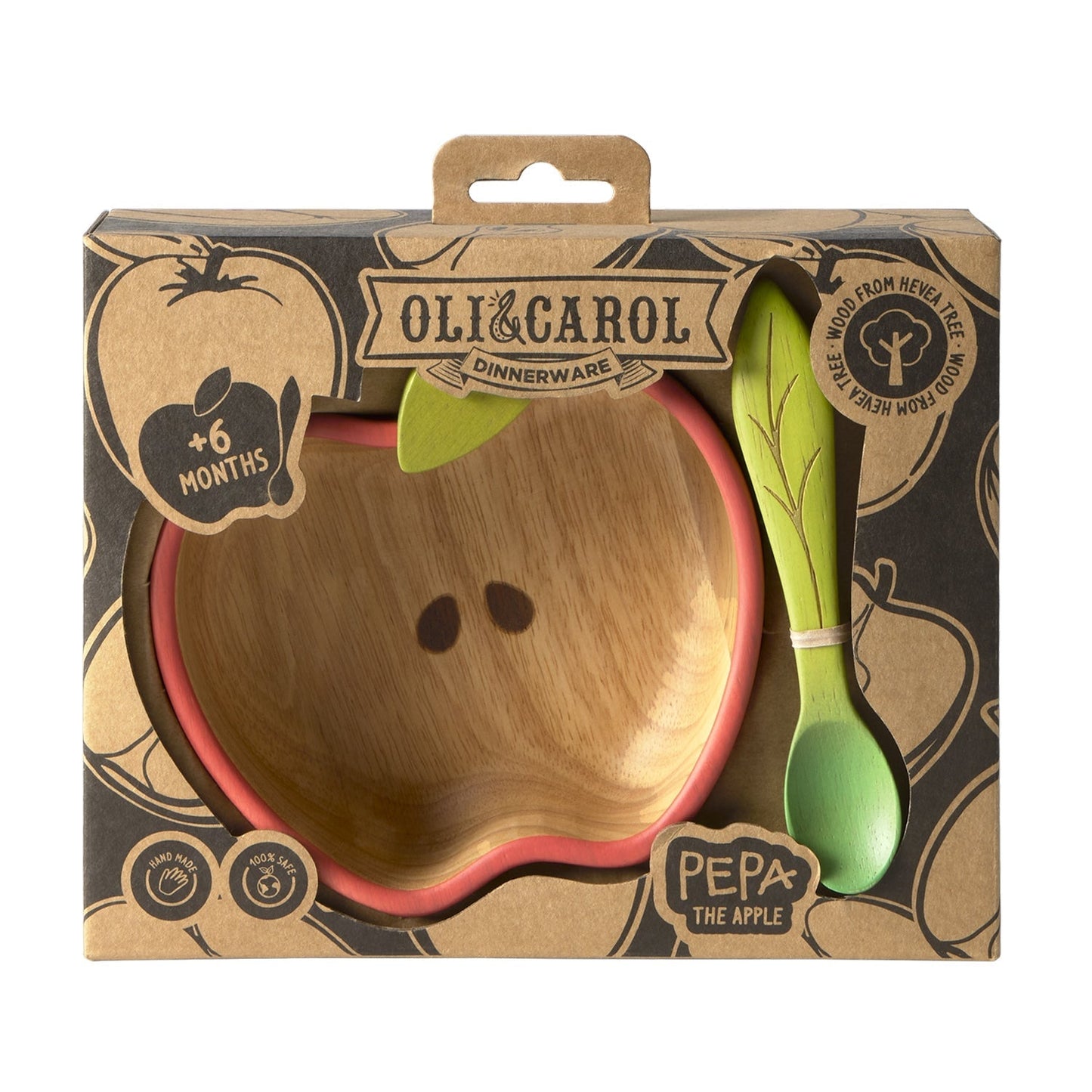 Pepa la Pomme – Ensemble bol et cuillère bébé – vue produit 7
