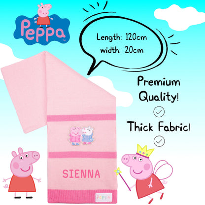 Ensemble bonnet et gants – Peppa Pig Girls Scarf Winter