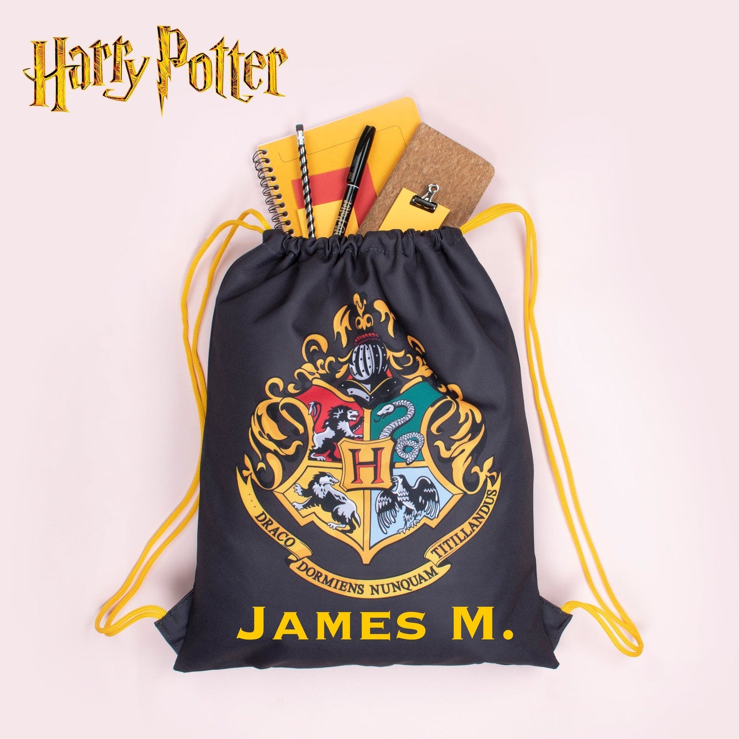 Harry Potter noir Sac à cordon for enfant