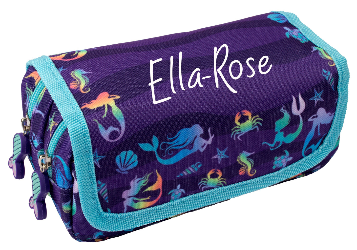 Trousse scolaire – violet sirènes