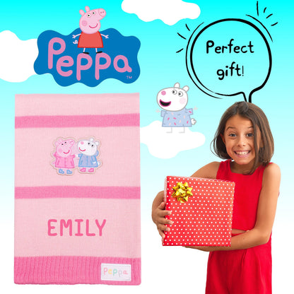 Ensemble bonnet et gants – Peppa Pig Girls Scarf Winter